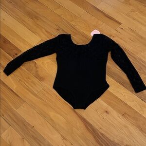 Black Lace Kids Leotard or Bodysuit